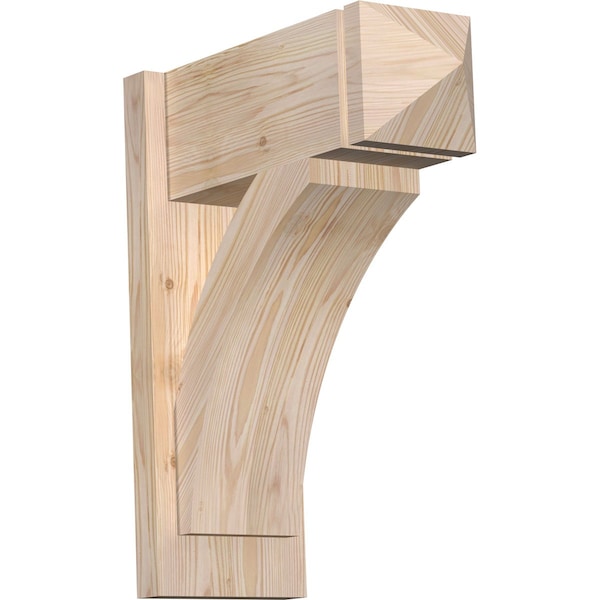 Ekena Millwork Thorton Smooth Arts and Crafts Outlooker, Douglas Fir, 7 1/2"W x 18"D x 22"H OUT08X18X22THR03SDF - main